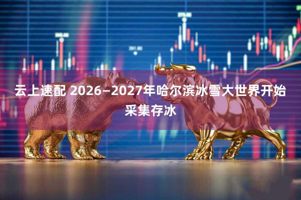 云上速配 2026—2027年哈尔滨冰雪大世界开始采集存冰