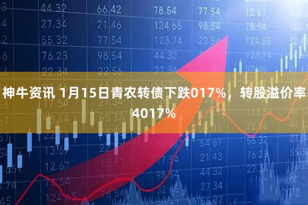 神牛资讯 1月15日青农转债下跌017%，转股溢价率4017%